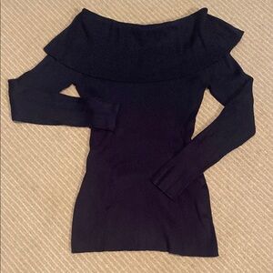 Elegant White House Black Market Off-Shoulder Sweater